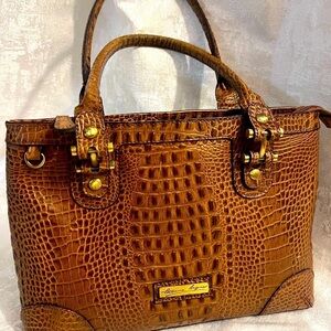 🤩 VINTAGE ETIENNE AIGNER  Quality Leather Brown  Satchel 🎁